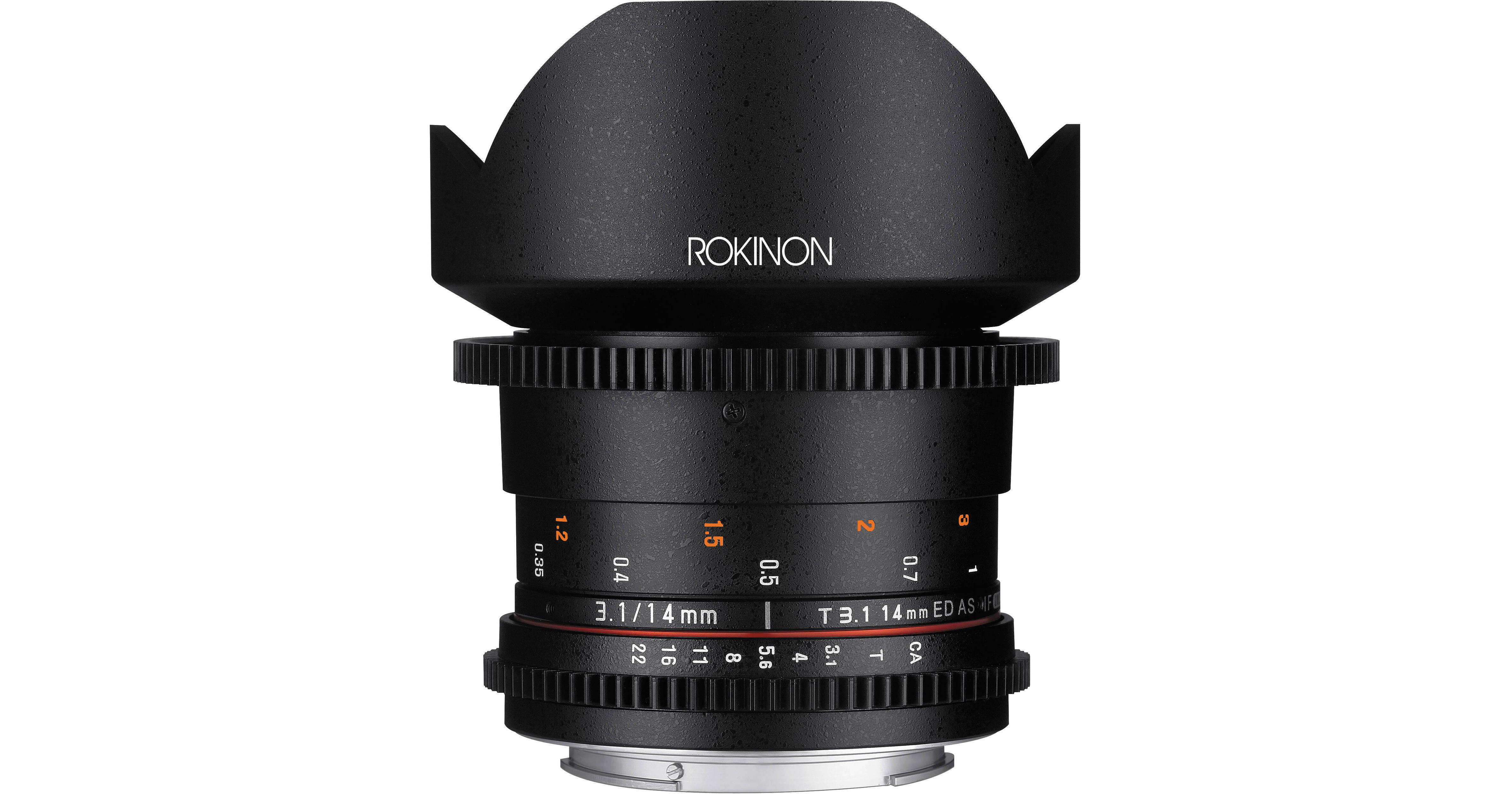 Rokinon Cine DS 14mm T3.1 (Canon EF)