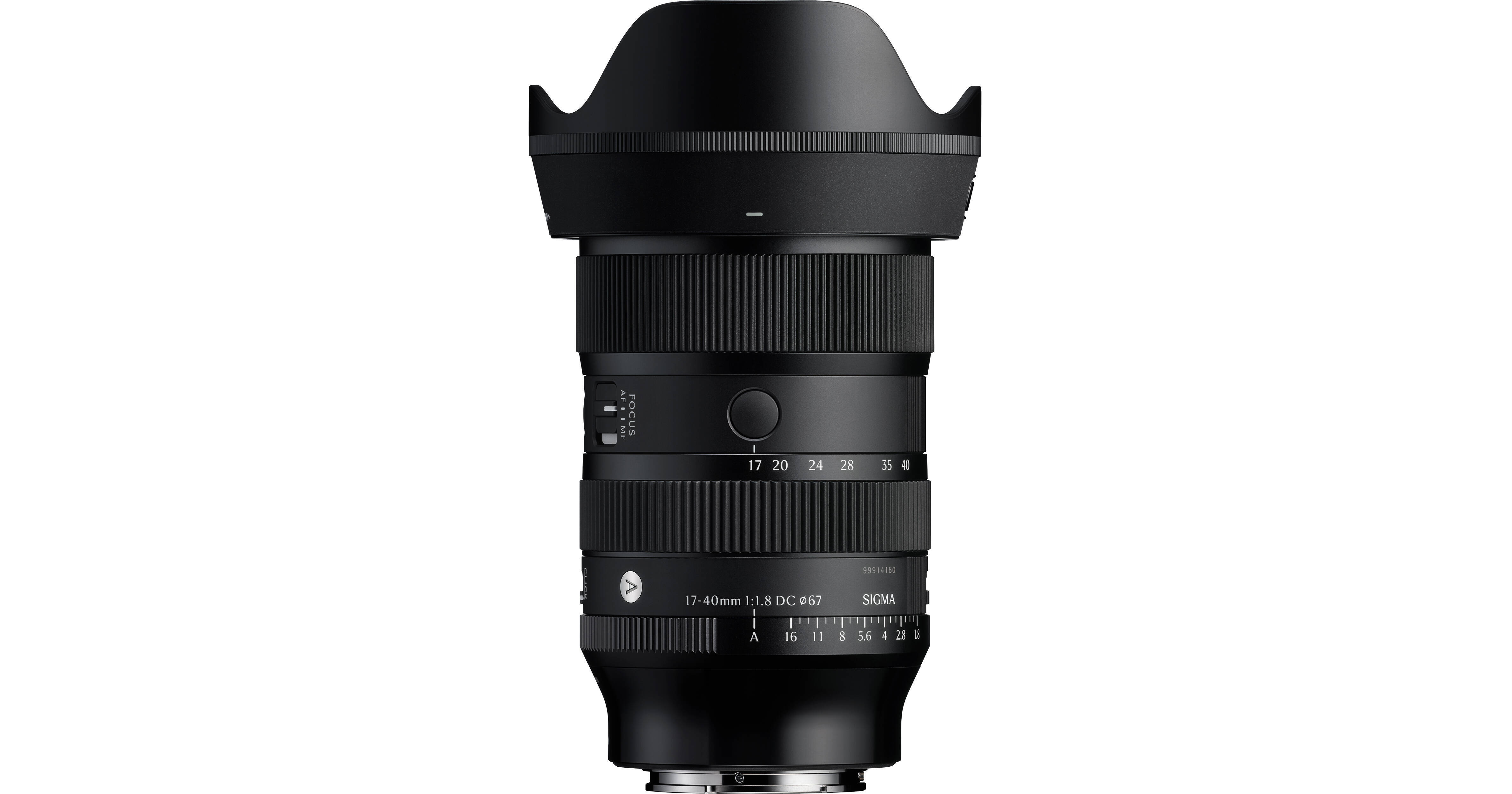 Sigma 17-40mm f/1.8 DC Art Lens (Sony E)