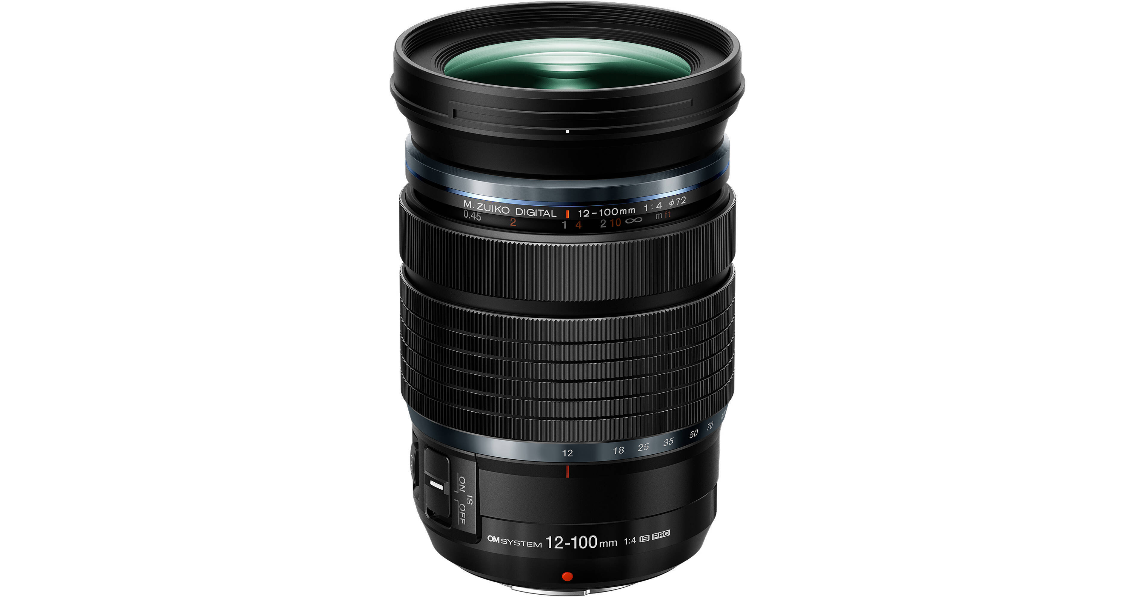 OM SYSTEM M.Zuiko Digital ED 12-100mm f/4 IS PRO Lens