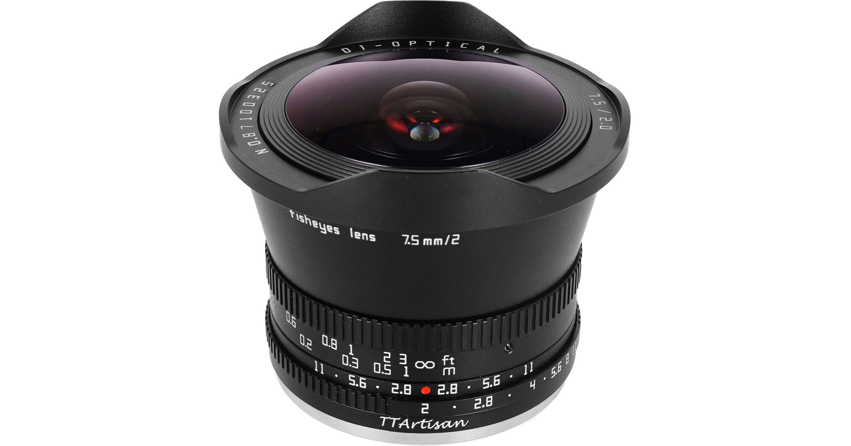 TTArtisan 7.5mm f/2 Fisheye Lens (Sony E, Black)