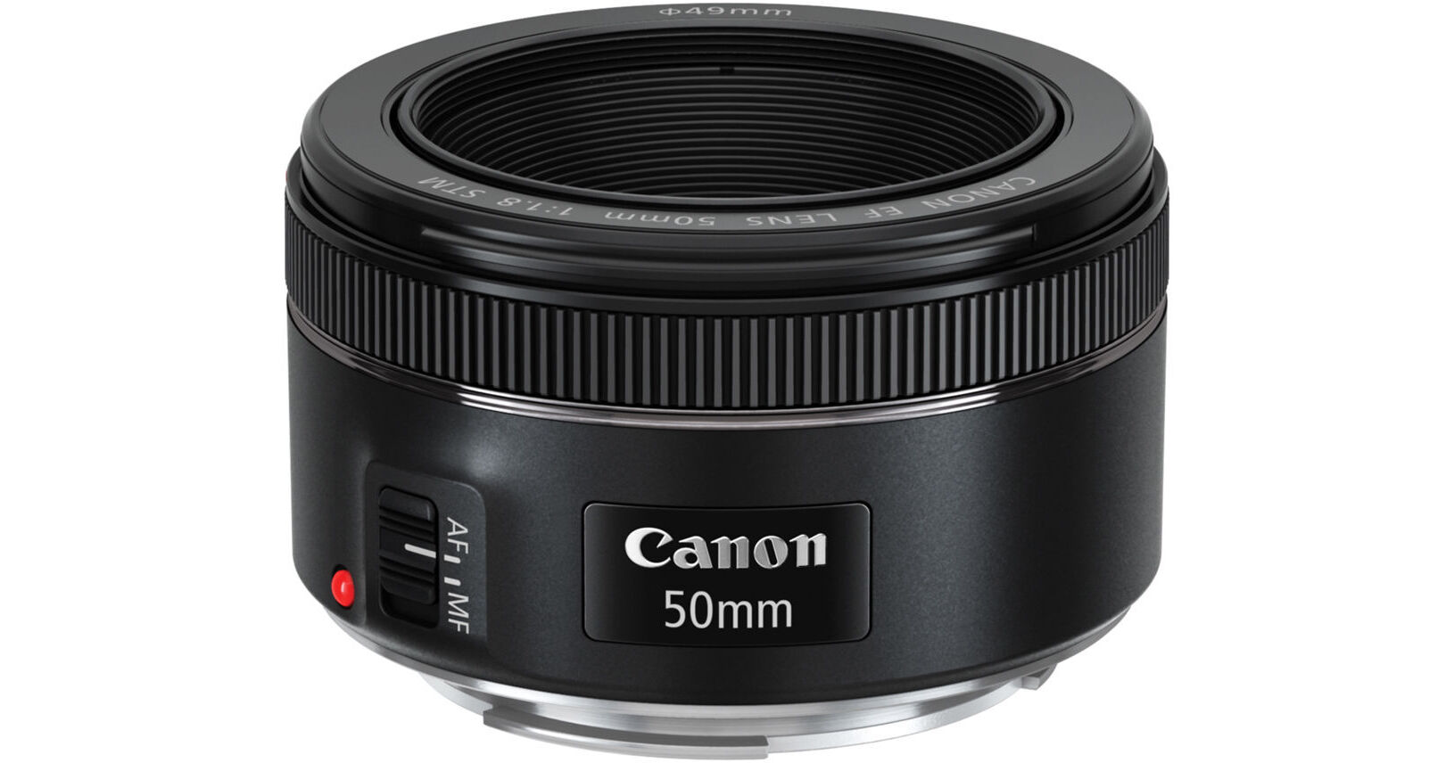 Canon EF 50mm f/1.8 STM Lens (Refurbished)