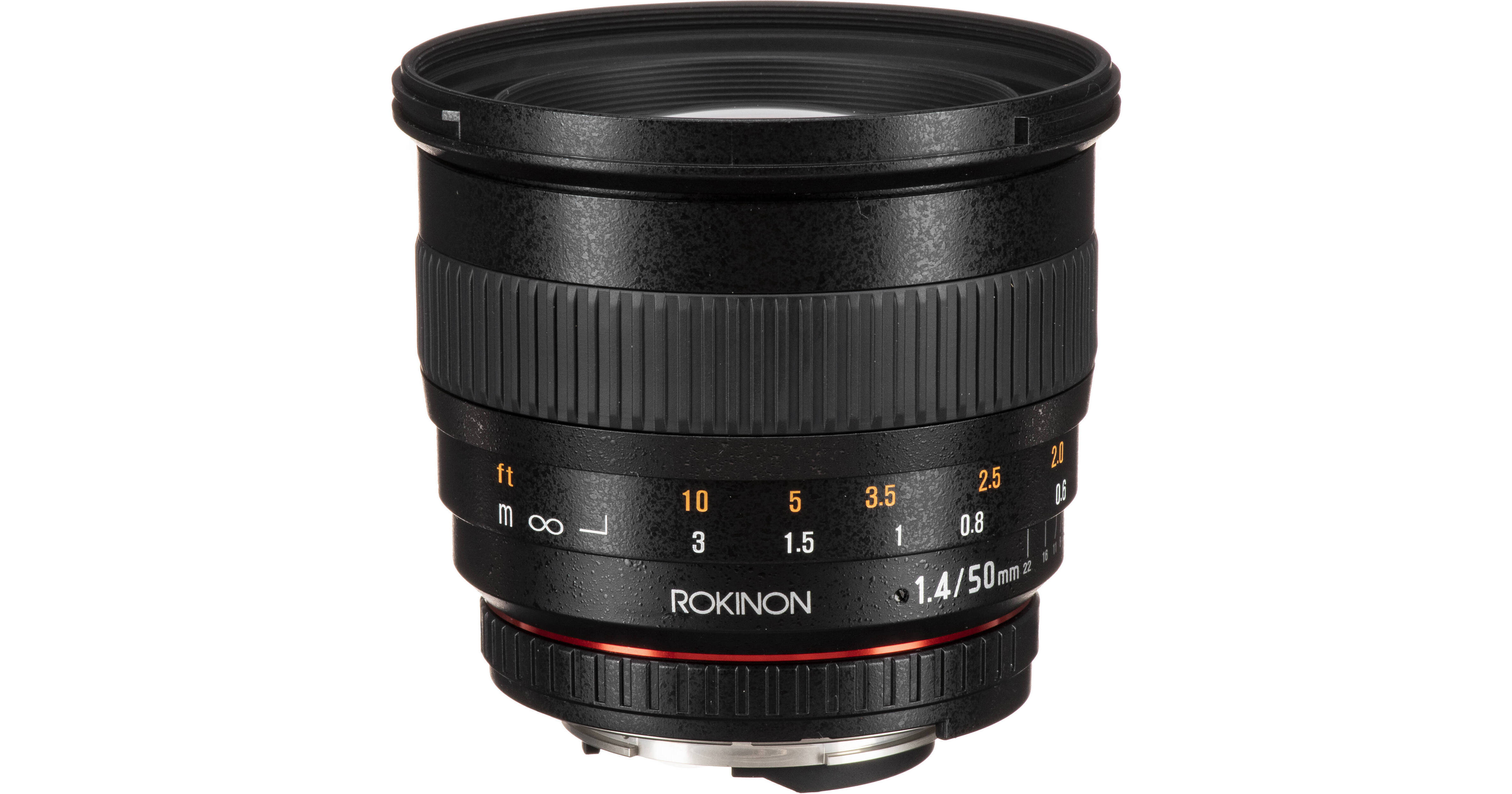 Rokinon 50mm f/1.4 AS IF UMC Lens for Nikon F Mount