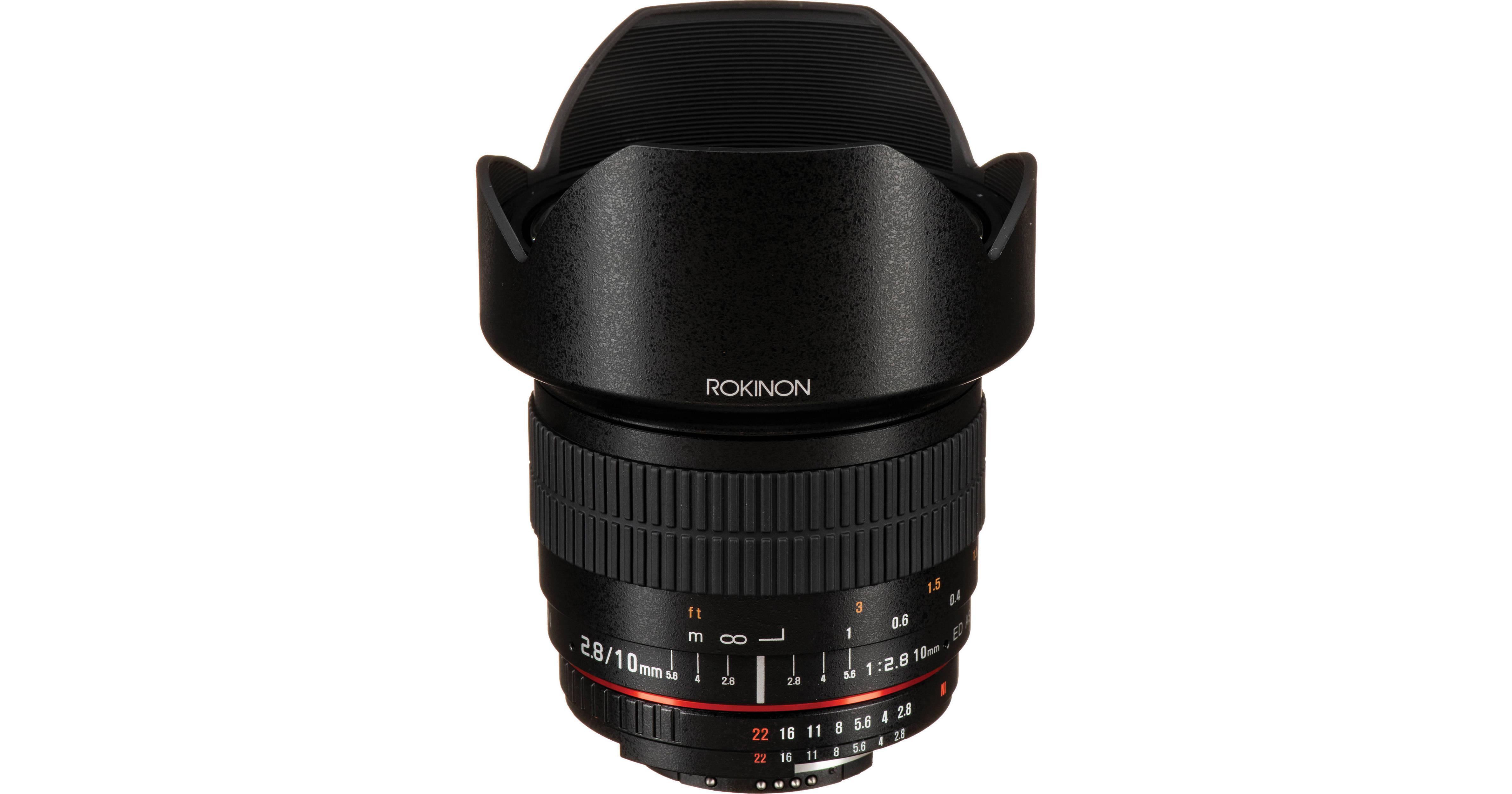 Rokinon 10mm f/2.8 ED AS NCS CS Lens for Nikon F Mount