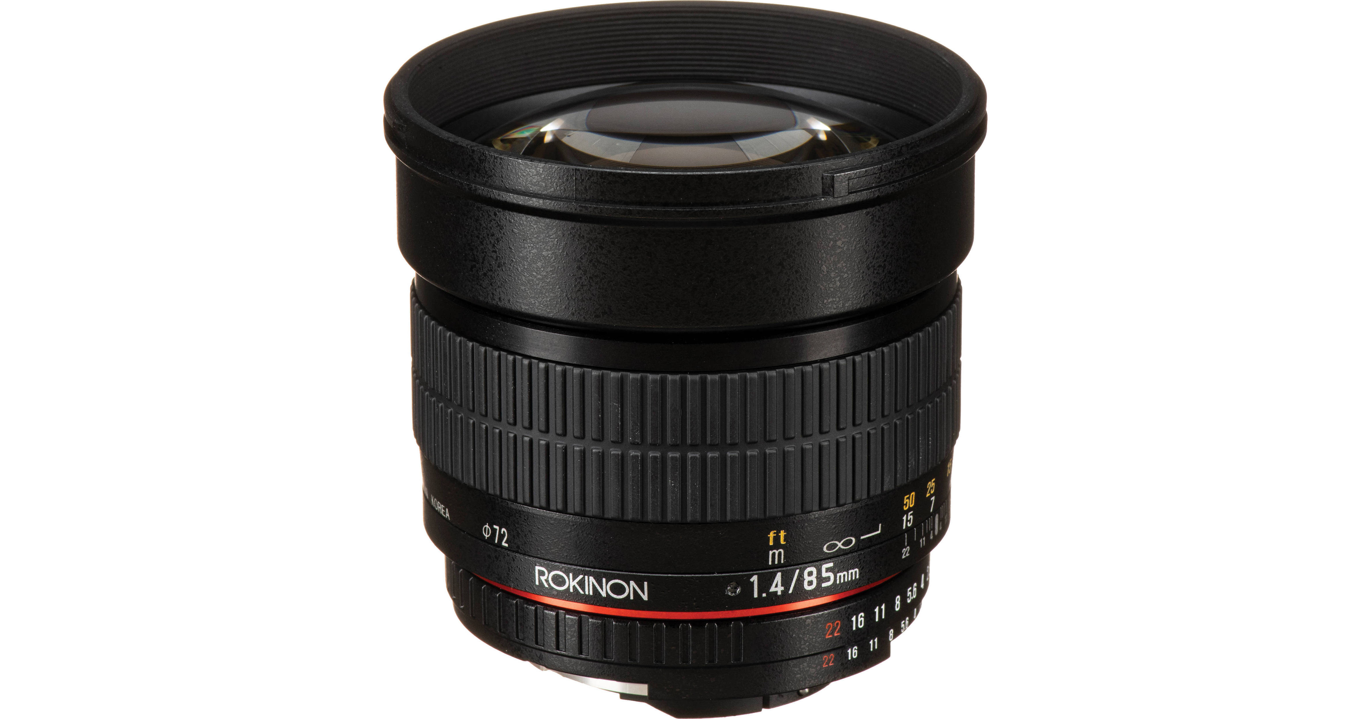 Rokinon 85mm f/1.4 AS IF UMC Lens for Nikon F with AE Chip