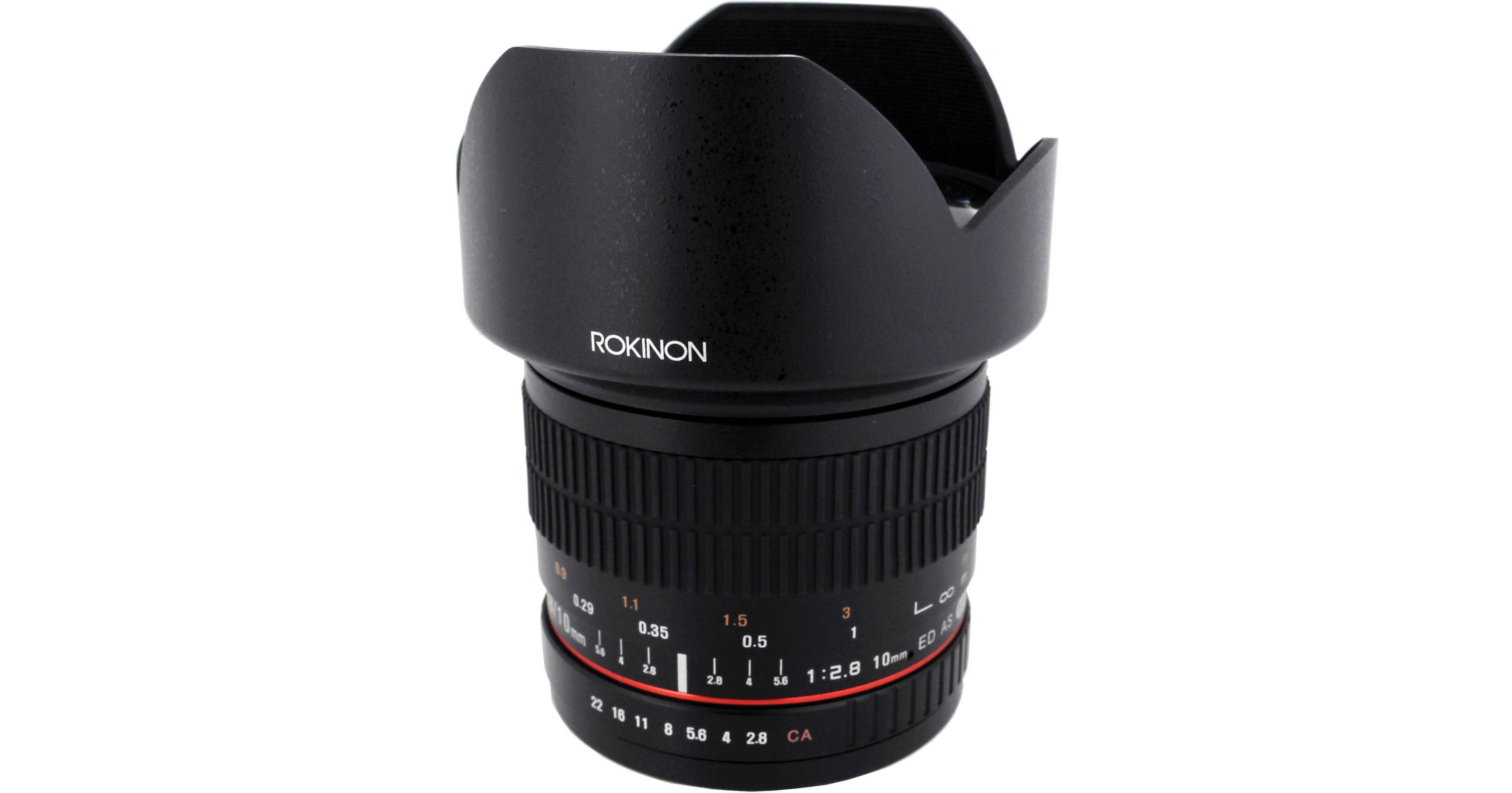 Rokinon 10mm f/2.8 ED AS NCS CS Lens for Canon EF Mount