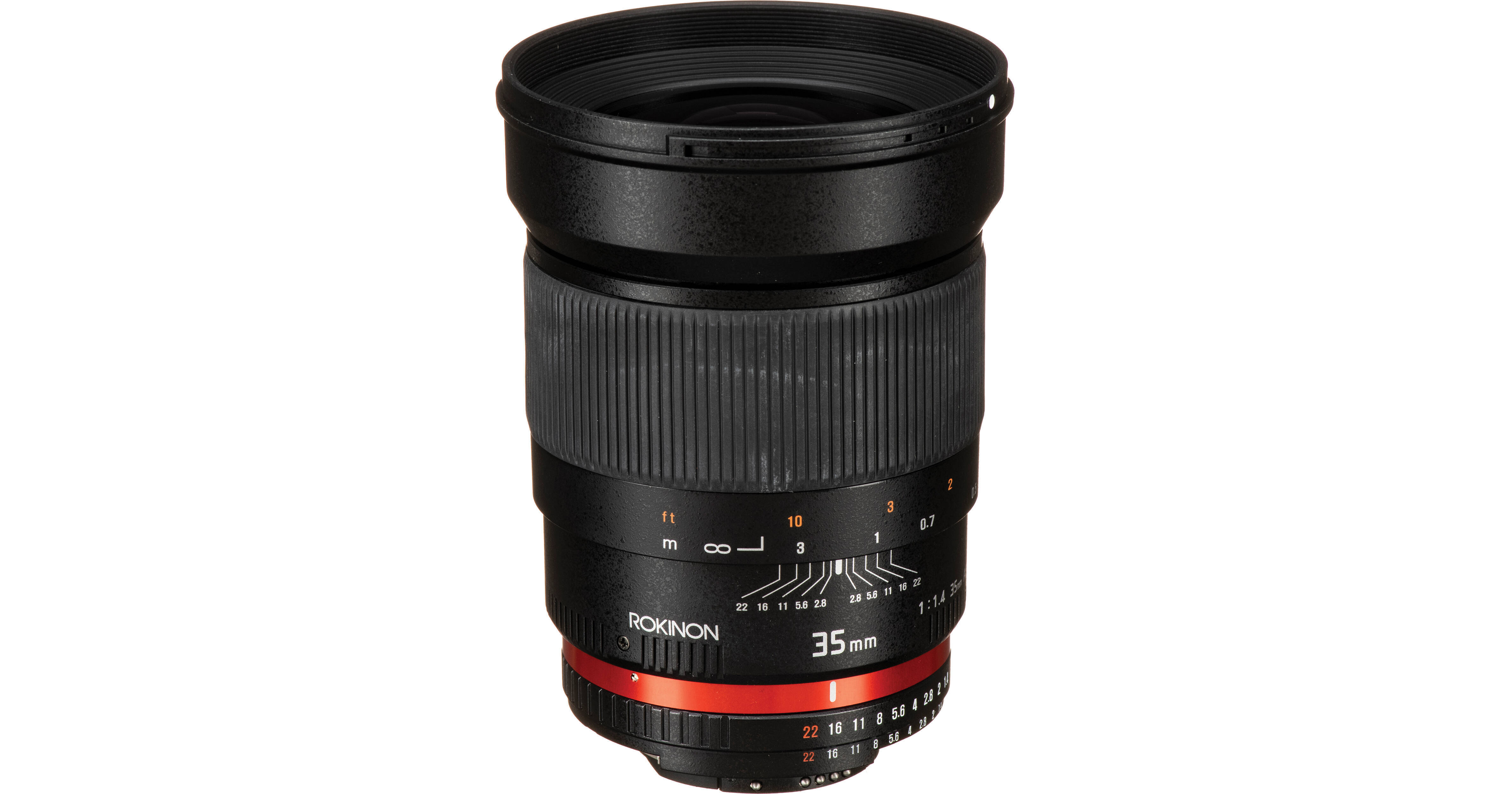 Rokinon 35mm f/1.4 AS UMC Lens for Nikon F (AE Chip)