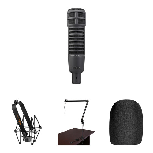 Electro-Voice RE20 Dynamic Microphone Broadcaster Kit (Black)