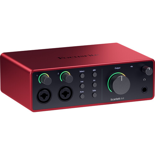 Scarlett 4i4 USB-C Audio/MIDI Interface (4th Generation)