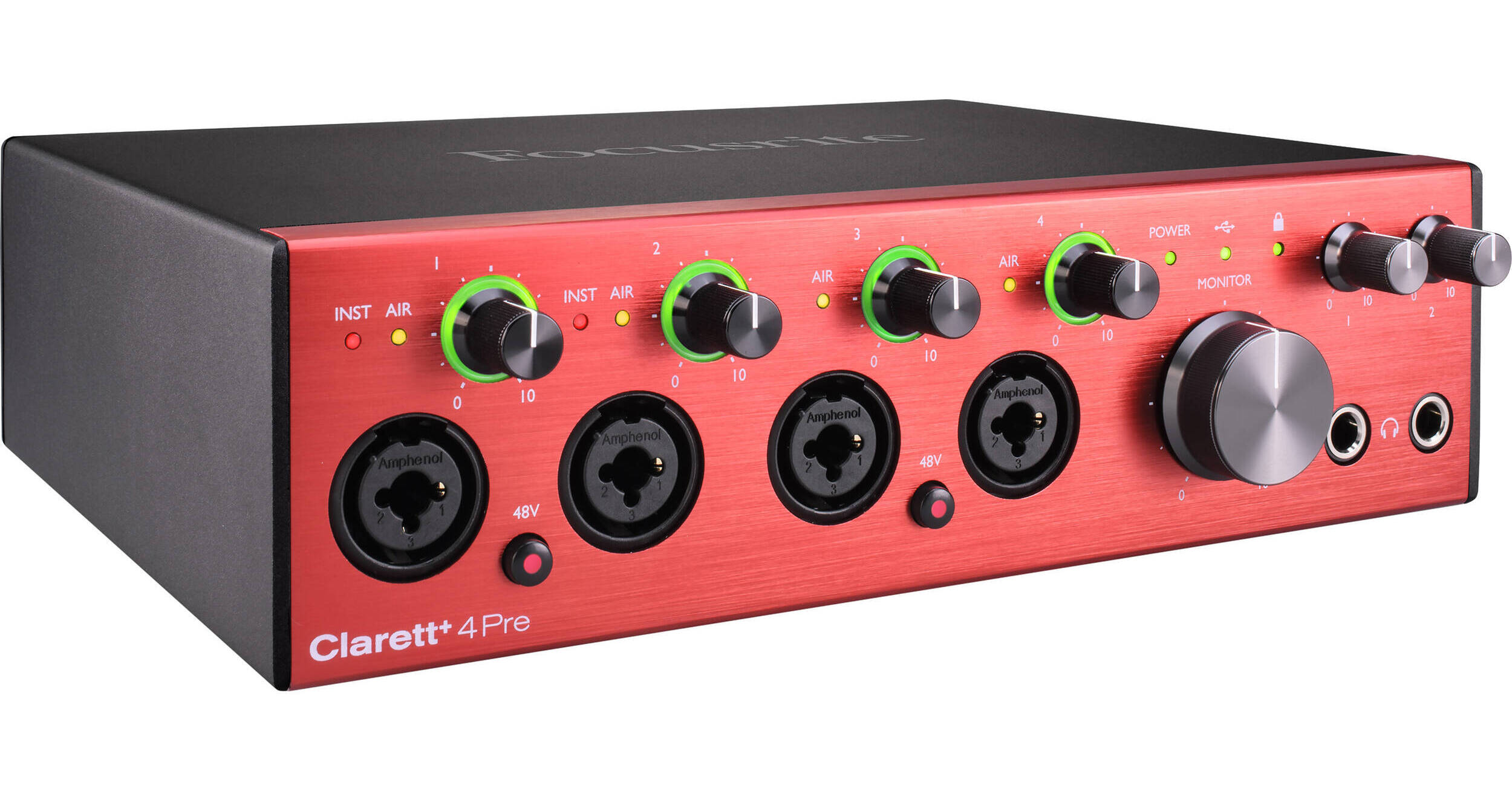 Clarett+ 4Pre Desktop 18x8 USB-C Audio/MIDI Interface
