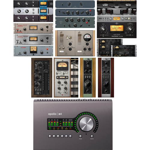Apollo x4 Heritage Edition Thunderbolt 3 Audio Interface with UAD DSP